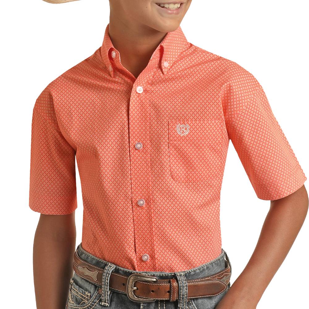 Panhandle Boy's Geo Print Shirt KIDS - Boys - Clothing - Shirts - Short Sleeve Shirts Panhandle   