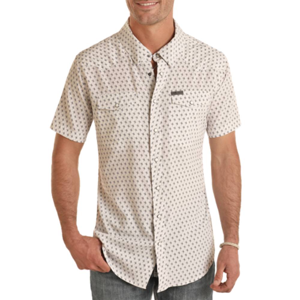 Panhandle Men's Ditzy Geo Print Shirt MEN - Clothing - Shirts - Short Sleeve Shirts Panhandle   
