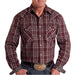 Panhandle Men's Plaid Print Shirt MEN - Clothing - Shirts - Long Sleeve Panhandle