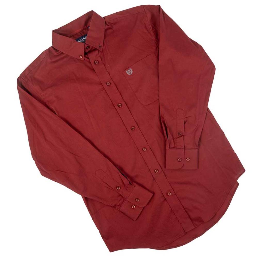 Panhandle Men's Solid Poplin Button Shirt MEN - Clothing - Shirts - Long Sleeve Shirts Panhandle   