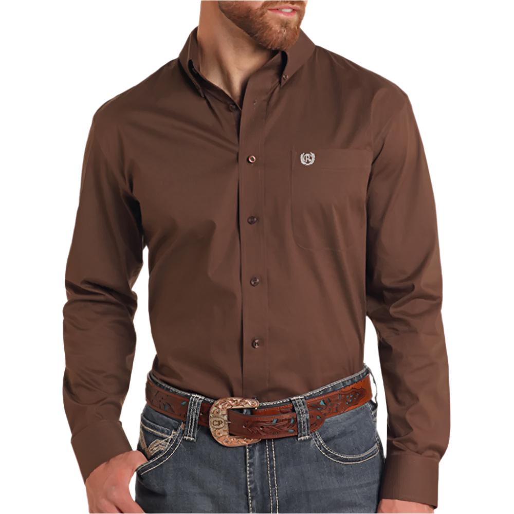 Panhandle Men's Solid Shirt MEN - Clothing - Shirts - Long Sleeve Shirts Panhandle   