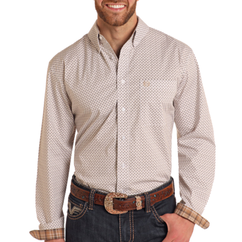 Panhandle Men's Geo Print Shirt