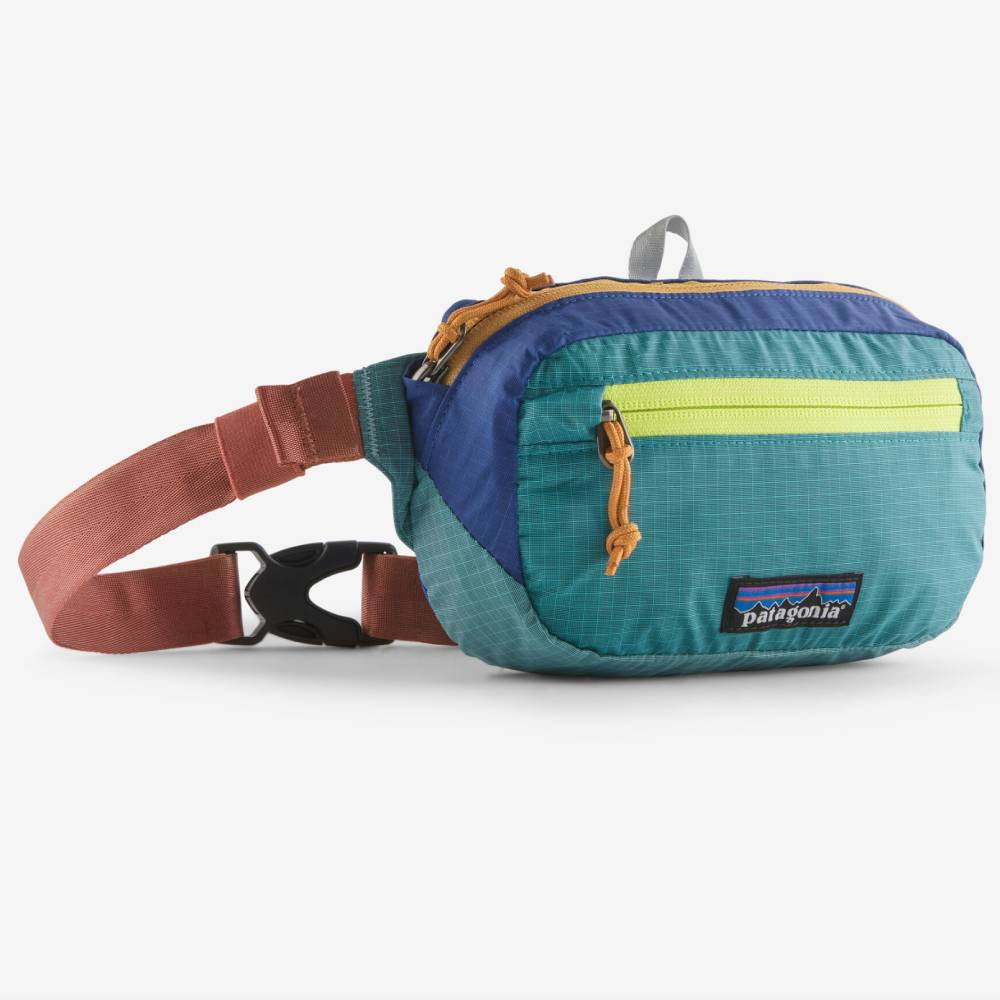 Patagonia Ultralight Black Hole Mini Hip Pack - Patchwork: Subtidal Blue ACCESSORIES - Luggage & Travel - Backpacks & Belt Bags Patagonia   