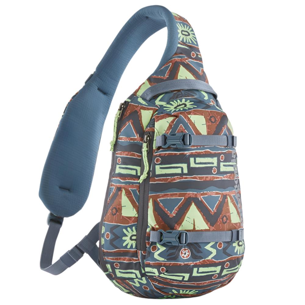 Patagonia Atom Sling Bag Geo: Forge Grey — Teskeys