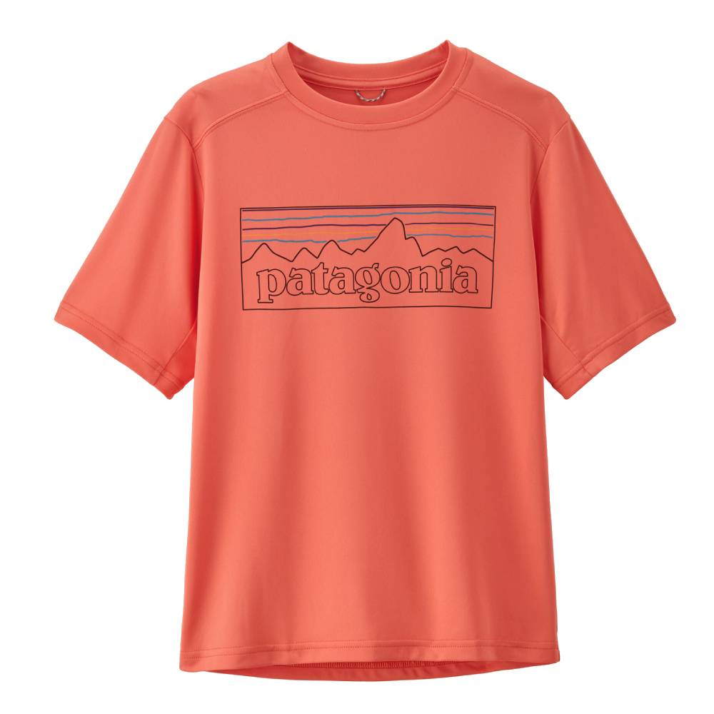 Patagonia Kids Capilene Silkweight T Shirt P 6 Outline White S