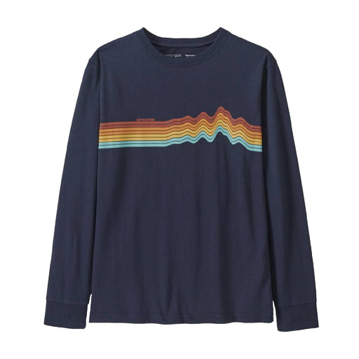 Patagonia Kid's Regenerative Ridge Rise Stripe Tee KIDS - Boys - Clothing - Shirts - Long Sleeve Shirts Patagonia   