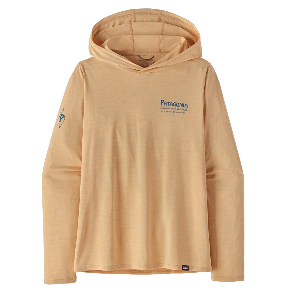 Patagonia Capilene Cool Daily Graphic Hoody Women's(Water People Banner: Sandy Melon X-Dye, M)