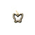 Pave Crystal Butterfly Pendant