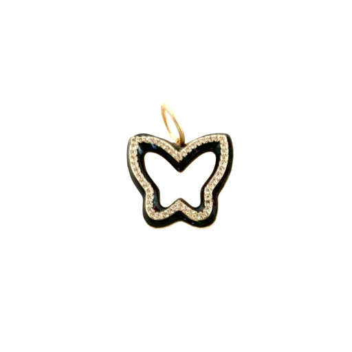 Pave Crystal Butterfly Pendant WOMEN - Accessories - Jewelry - Pins & Pendants Karli Buxton   