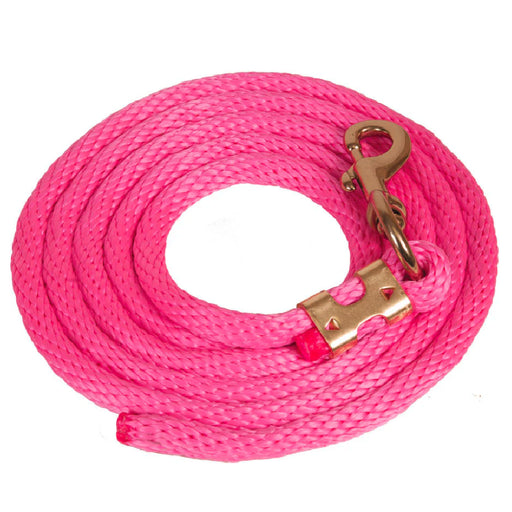Teskey's Poly Lead Rope with Bolt Snap Tack - Halters & Leads Teskey's Pink