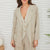 Pinstripe Linen Open Blazer WOMEN - Clothing - Outerwear - Jackets Milio Milano   
