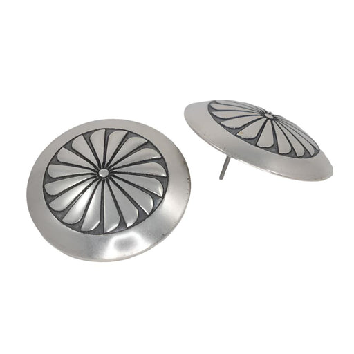 Motega Pinwheel Stud Earrings WOMEN - Accessories - Jewelry - Earrings Sunwest Silver   