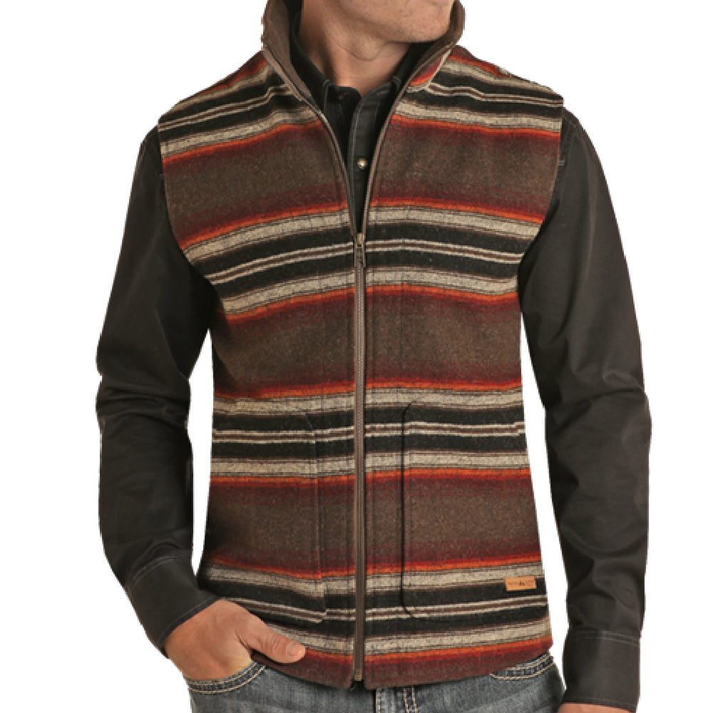 Powder River Men's Serape Wool Vest - FINAL SALE MEN - Clothing - Outerwear - Vests Panhandle   