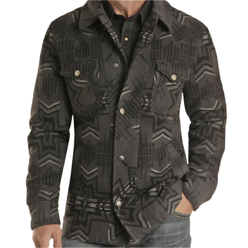 Powder River Men's Aztec Wool Commander Coat MEN - Clothing - Outerwear - Jackets Panhandle   