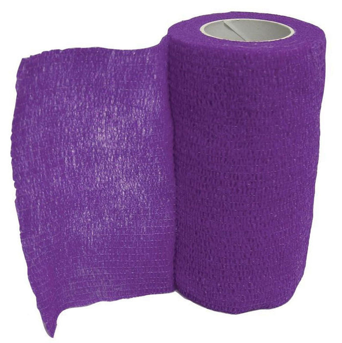 ASI Wrap-It-Up Cohesive Flexible Bandage – 4" x 5yd First Aid & Medical - Bandages ASI Purple