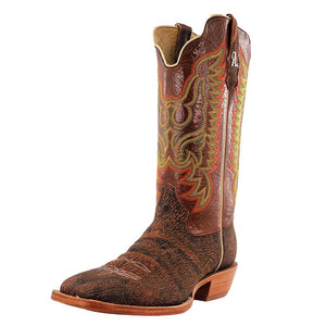 R. Watson Cognac Cape Buffalo Boot - FINAL SALE MEN - Footwear - Exotic Western Boots R Watson   