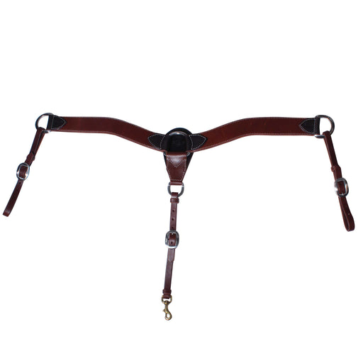 Professional's Choice 2" Contoured Heavy Oil Breast Collar Tack - Breast Collars Professional's Choice