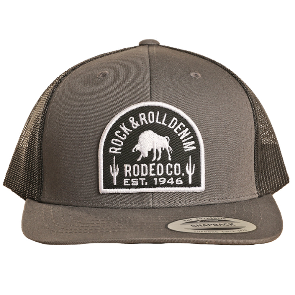 Rock & Roll Denim Bull Trucker Cap HATS - BASEBALL CAPS Panhandle   