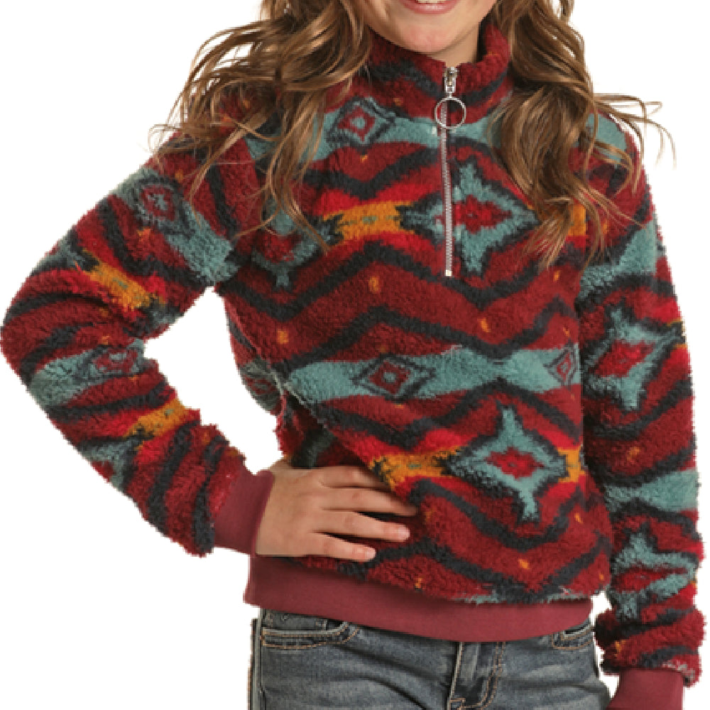 Sherpa best sale pullover girls