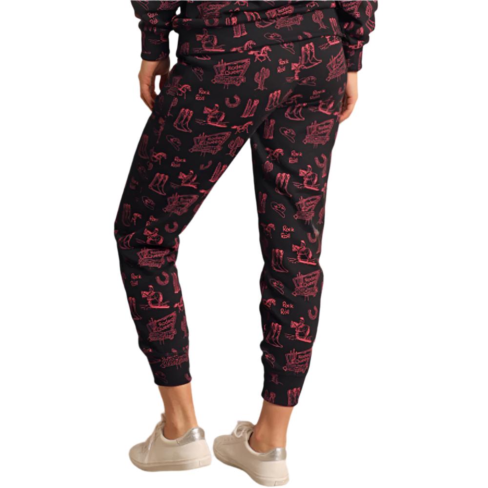 Rock & Roll Denim Women's Cowgirl Print Joggers WOMEN - Clothing - Pants & Leggings Panhandle   