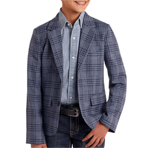 Rock & Roll Denim Boy's Plaid Sport Coat