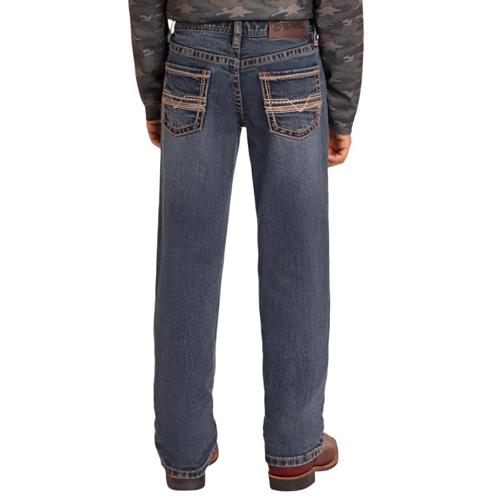 Rock & Roll Denim Boy's Slim Fit Revolver Ladder Stitch Jeans KIDS - Boys - Clothing - Jeans Panhandle   