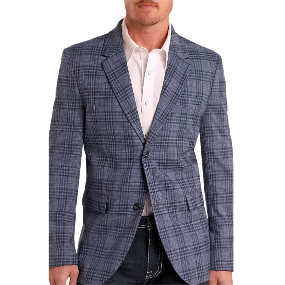 Rock & Roll Denim Men's Plaid Sport Coat MEN - Clothing - Sport Coats Panhandle