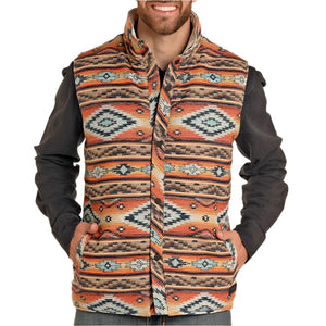 Rock & Roll Denim Men's Reversible Aztec Jacquard Vest MEN - Clothing - Outerwear - Vests Panhandle   