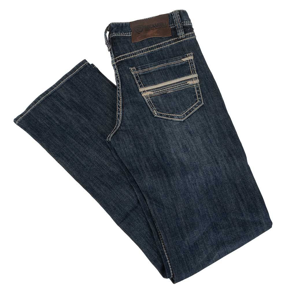 Rock & Roll Denim Men's Relaxed Straight Jeans