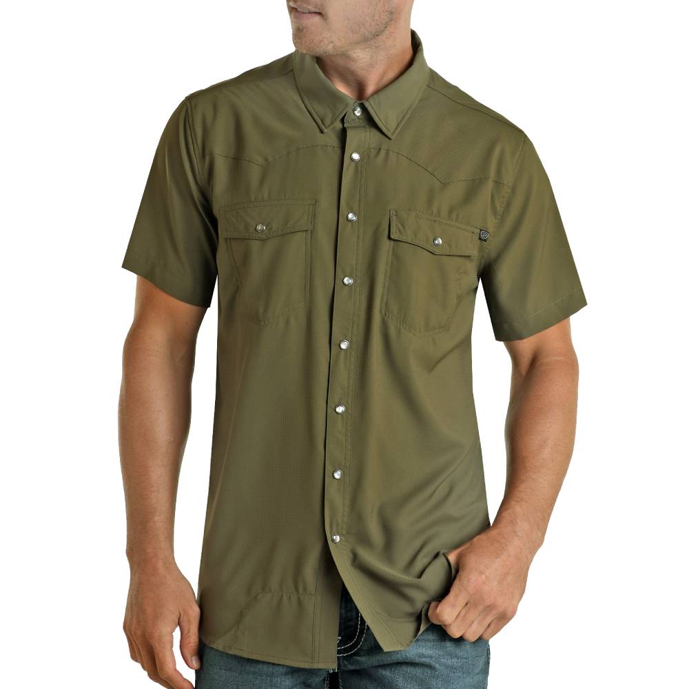 Rock & Roll Denim Men's Solid Ripstop Shirt - Teskeys