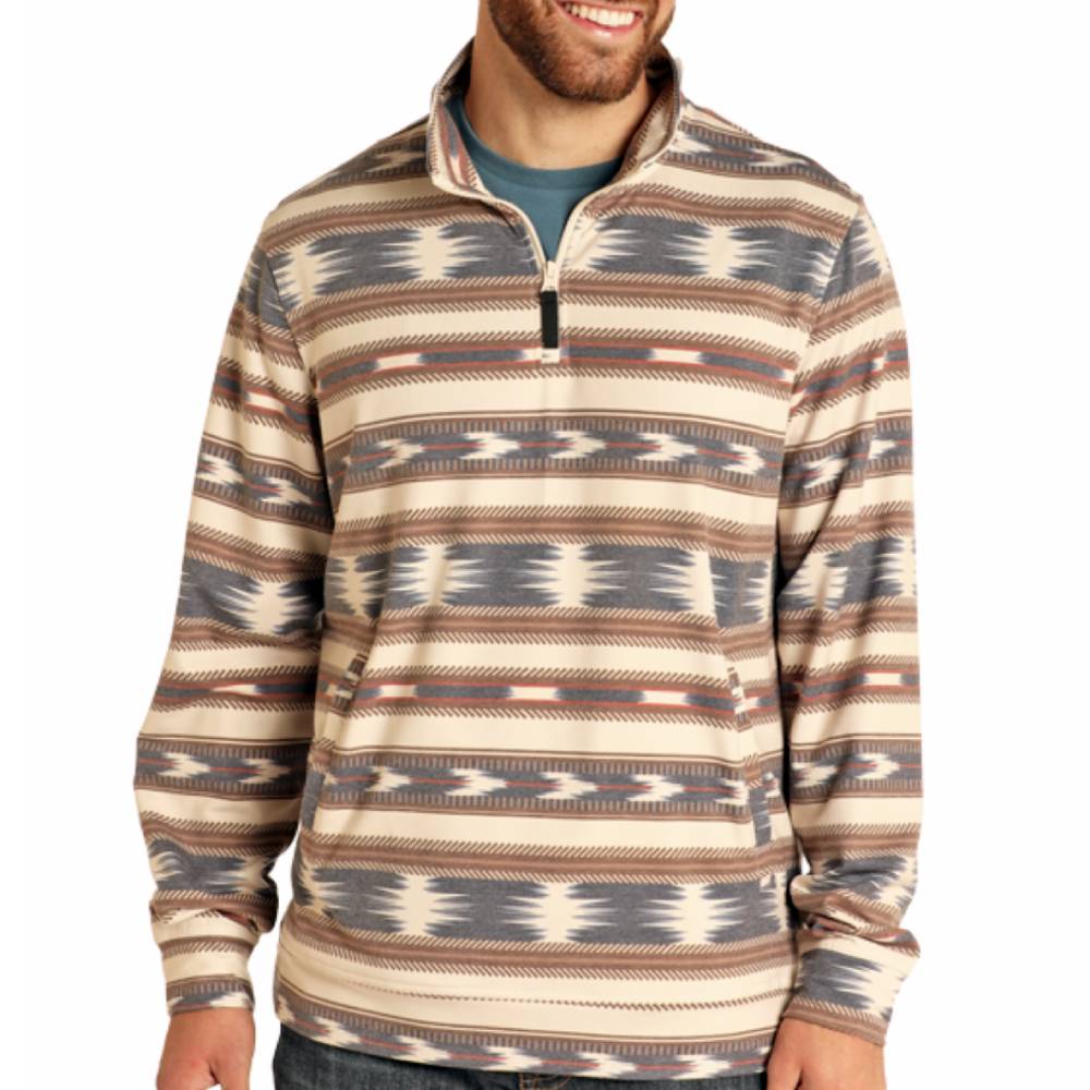 Rock & Roll Denim Men's Stripe Performance Pullover MEN - Clothing - Pullovers & Hoodies Panhandle   