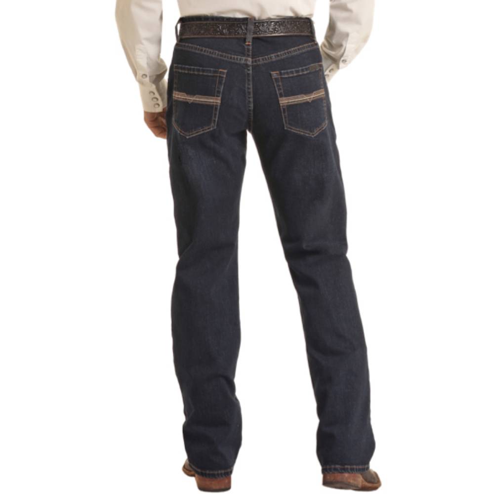 Rock & Roll Denim Men's V46 Rope Stitch Stackable Bootcut Jean MEN - Clothing - Jeans Panhandle   