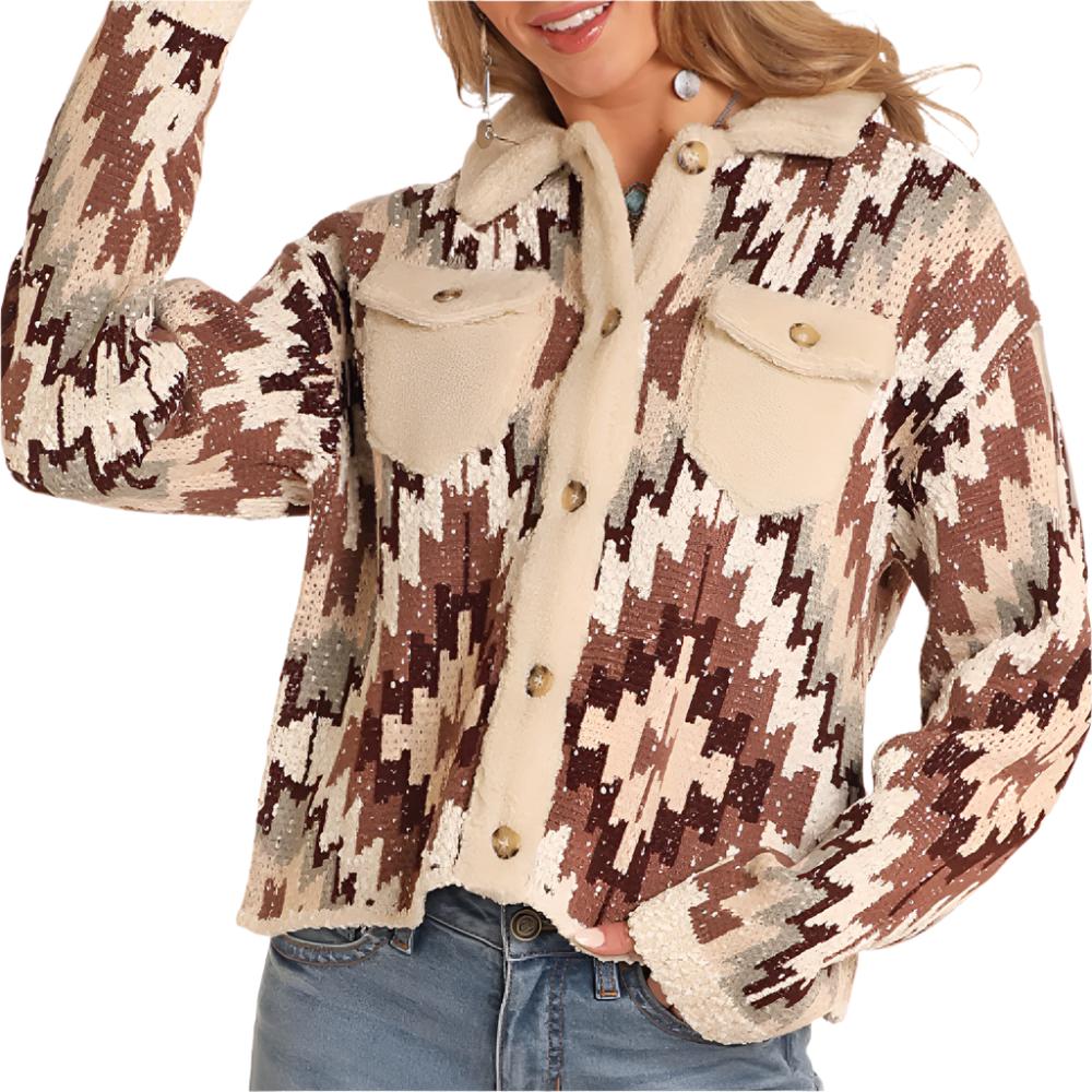 Rock & Roll Denim Women's Aztec Cardigan