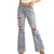 Rock & Roll Denim Women's Distressed Flare Jeans WOMEN - Clothing - Jeans Panhandle   