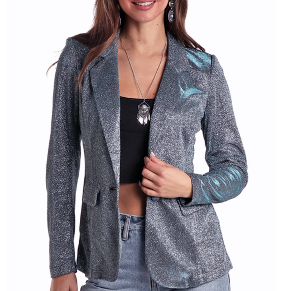 Rock & Roll Women's Iridescent Blazer WOMEN - Clothing - Outerwear - Jackets Panhandle   