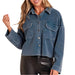 * Rock & Roll Denim Women's Corduroy Button Down Shirt - FINAL SALE WOMEN - Clothing - Tops - Long Sleeved Panhandle