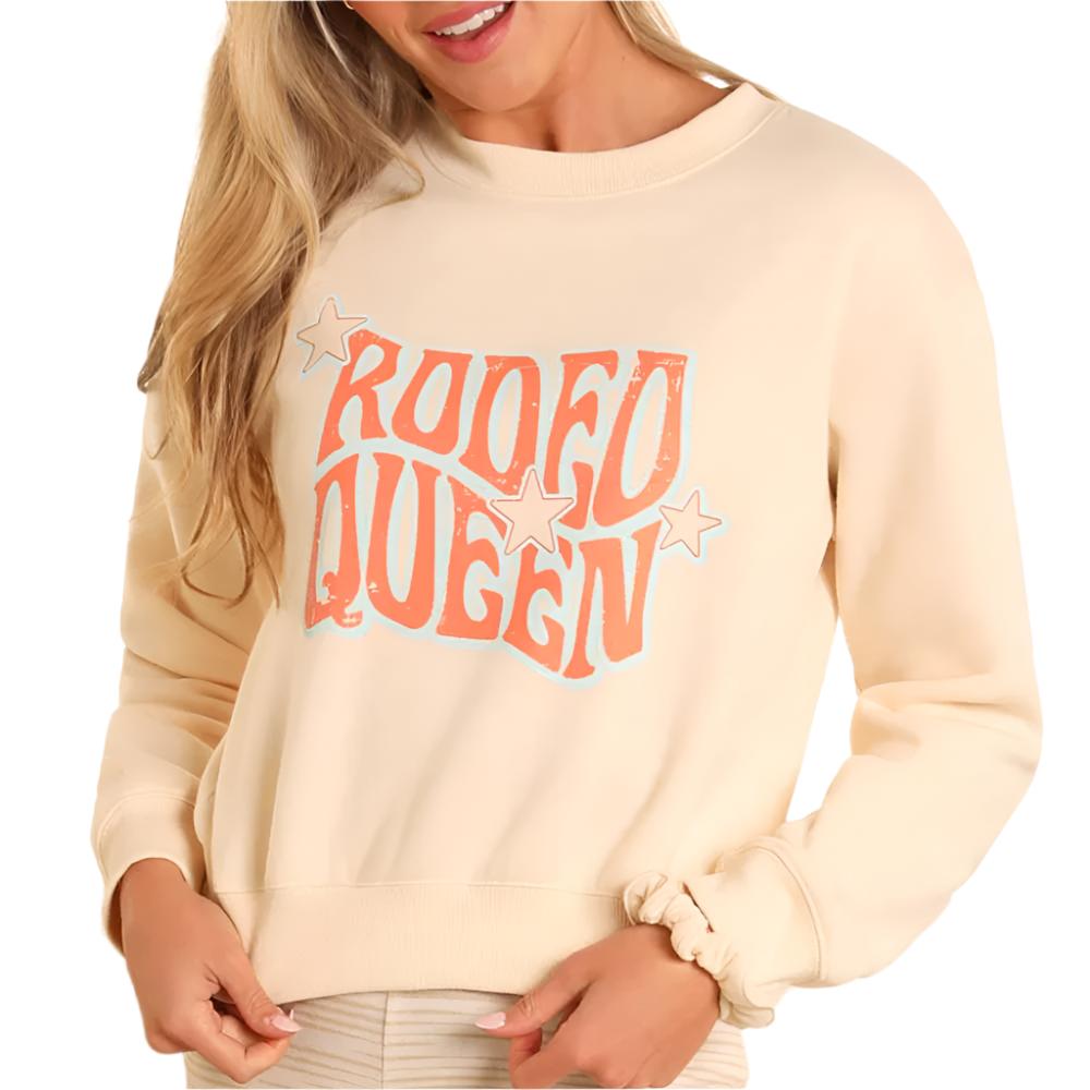 Rock & Roll Denim Women's "Rodeo Queen" Pullover WOMEN - Clothing - Pullovers & Hoodies Panhandle   