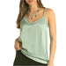 * Rock & Roll Denim Women's Satin Tank Top - FINAL SALE WOMEN - Clothing - Tops - Sleeveless Panhandle