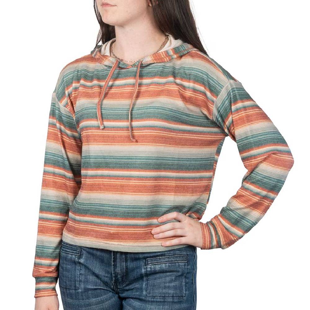 Rock & Roll Denim Women's Stripe Hoodie WOMEN - Clothing - Sweatshirts & Hoodies Panhandle   