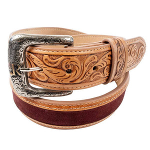 R. Watson Rhubarb Roughout Belt MEN - Accessories - Belts & Suspenders R Watson   