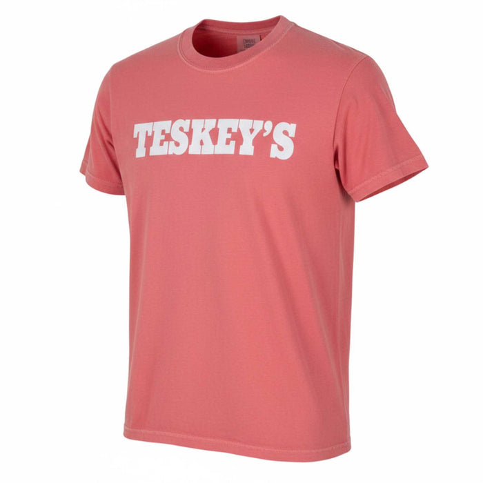 Teskey's Plain Logo Tee - Watermelon