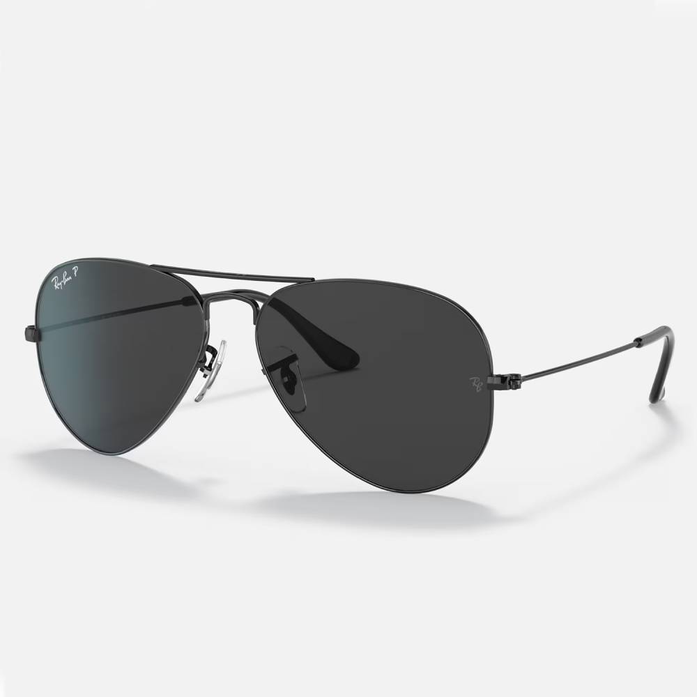 Ray-Ban Aviator Total Black Sunglasses ACCESSORIES - Additional Accessories - Sunglasses Ray-Ban   