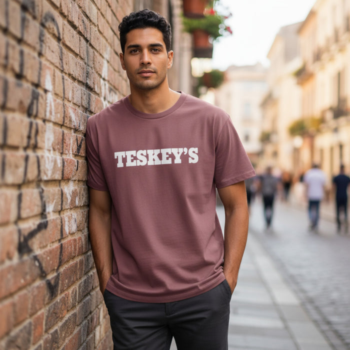 Teskey's Plain Logo Tee - Brick