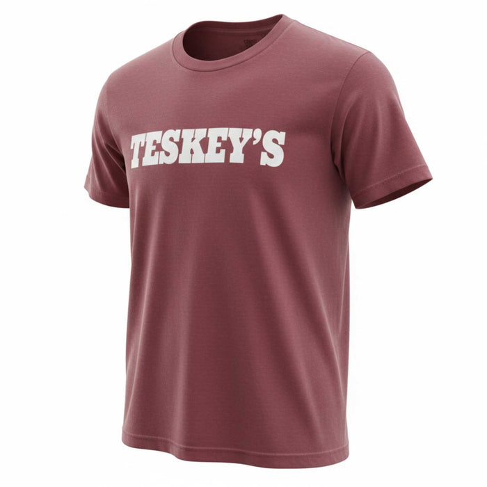 Teskey's Plain Logo Tee - Brick