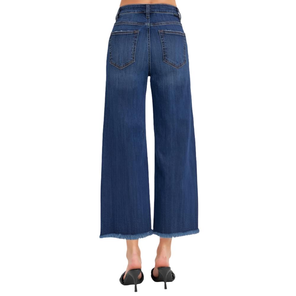 Risen Frayed Cropped Jeans - FINAL SALE WOMEN - Clothing - Jeans Risen Jeans   