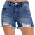 Risen Tummy Control Denim Shorts WOMEN - Clothing - Shorts Risen Jeans   