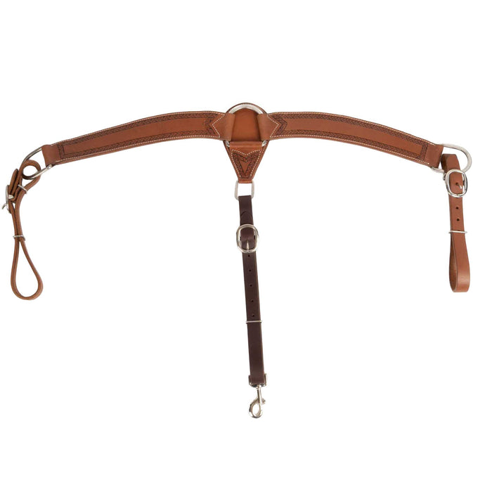 Teskey's Chestnut Leather Breast Collars - Your Choice