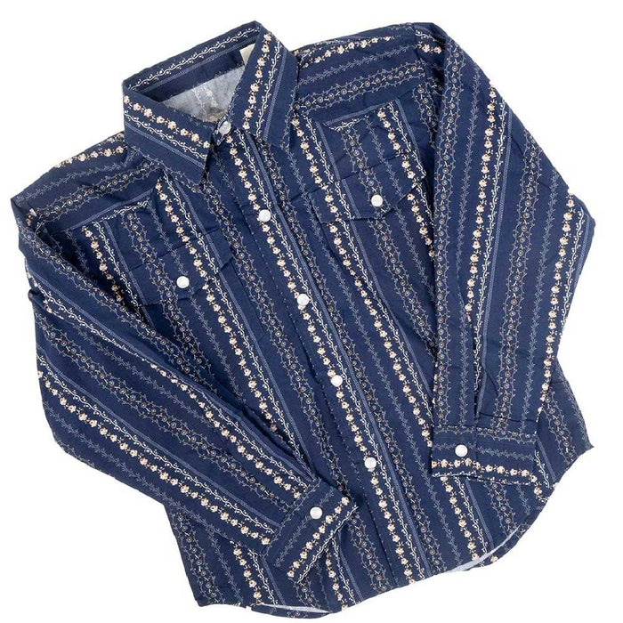 Roper Boy's Floral Snap Shirt KIDS - Boys - Clothing - Shirts - Long Sleeve Shirts Roper Apparel & Footwear   