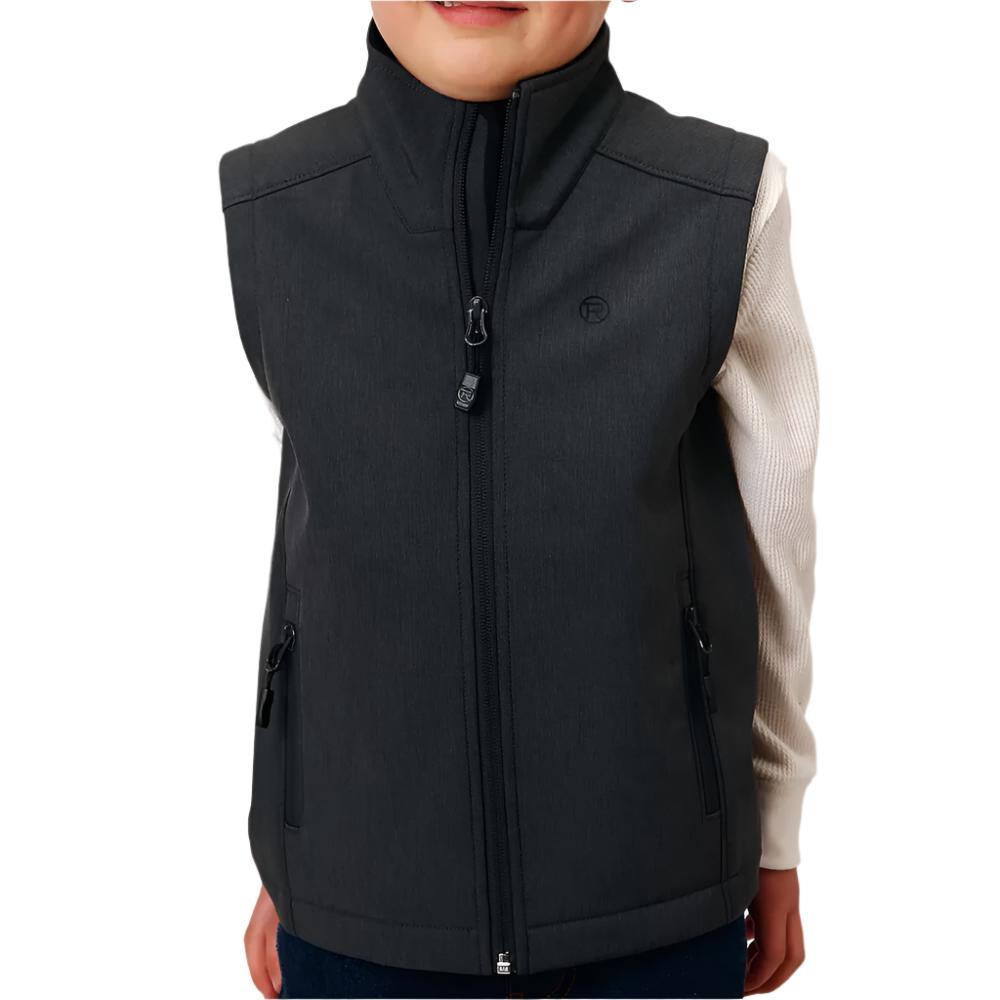 Roper Boy's Softshell Fleece Vest