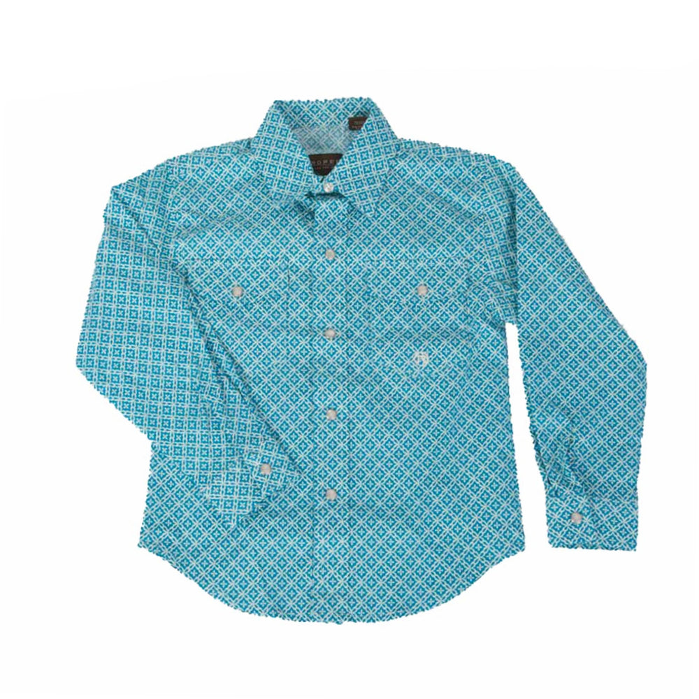 Roper Boy's Four Point Shirt KIDS - Boys - Clothing - Shirts - Long Sleeve Shirts ROPER APPAREL & FOOTWEAR